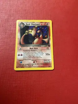 Pokemon TCG Dark Charizard 4/82 Team Rocket 2000 Holo Rare Card - Image 1