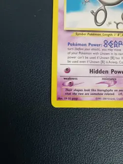 Pokemon Card Unown B 39/64 Neo Revelation Uncommon WOTC - Image 4