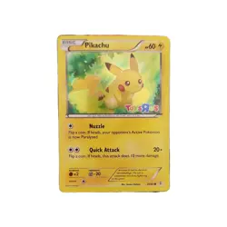 Pokemon Pikachu Toys R Us Promo Holo Card 26/83 XY English Basic - Image 1