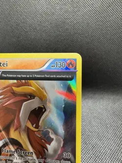 🔥 Pokemon TCG - Entei 15/98 - Full Art Holo - Ancient Origins 2015 - LP - Image 3