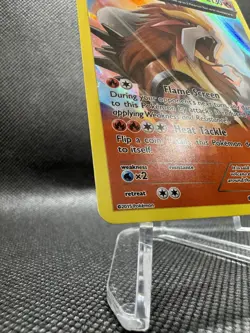 🔥 Pokemon TCG - Entei 15/98 - Full Art Holo - Ancient Origins 2015 - LP - Image 4