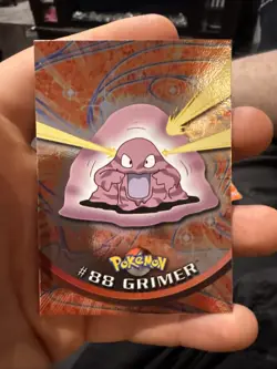Grimer Pokemon Card HOLO FOIL Topps #88 TV Animation Edition Blue Logo Nm - Image 1