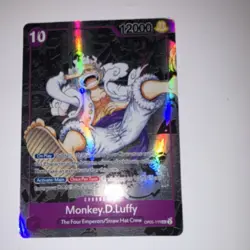 Bandai Monkey.D.Luffy One Piece CCG Awakening Foil Card OP05-119 12000 Power - Image 3