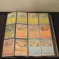 Part Near Complete Pokemon 151 Master Set Vault X Folder/Binder, 13 Cards Needed - Image 1