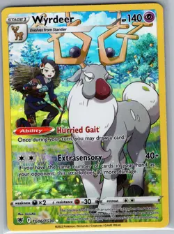 Wyrdeer TG06/TG30 SWSH10: Astral Radiance Trainer Gallery - Pokemon Card - NM - Image 1