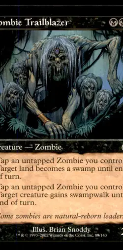 Zombie Trailblazer LP Light Play Torment MTG [8126] - Image 1