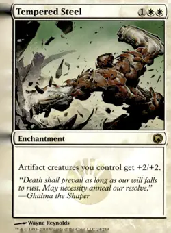 Scars of Mirrodin #24 Tempered Steel - Image 1