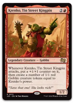 Krenko, Tin Street Kingpin #572 (NM) Foundations Jumpstart J25 Magic MTG - Image 1