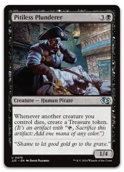 Pitiless Plunderer #476 (NM) Foundations Jumpstart J25 Magic MTG - Image 1