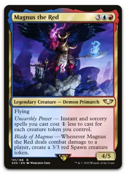 Magnus the Red #131 (NM) Warhammer 40,000 40K Magic MTG - Image 1