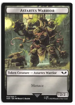 Spawn // Astartes Warrior Double-Sided Token 16 // 12 MTG 40K NM - Image 2