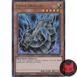 Yugioh Cyber Dragon BLC1-EN021 Silver Ultra Rare 1st Edition NM - Image 1