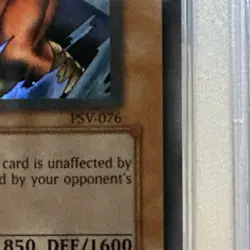 2002 Yu-Gi-Oh! The Legendary Fisherman PSV-076 1st Edition PSA 7 - Image 5