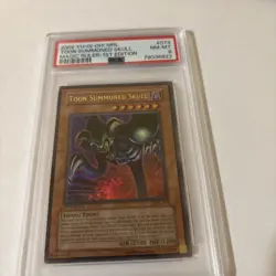 2002 YU-GI-OH! MRL-EN073 MAGIC RULER 1ST ED TOON SUMMONED SKULL PSA 8 - Image 2