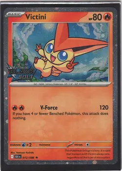 Victini (Black Bolt Stamped) 012/086 Holofoil Miscellaneous Cards Pokemon NM - Image 1