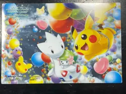 2018 Pikachu (Pokemon Center) Special Edition 20th Anniv. Nintendo US Clear Card - Image 1