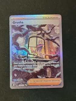 Pokemon TCG Grusha Paldea Evolved Trainer Holo Card 268/193 - Image 1