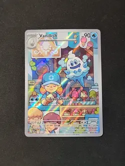 Pokemon TCG Vanillish Paradox Rift 190/182 Holo Illustration Rare Card - Image 1
