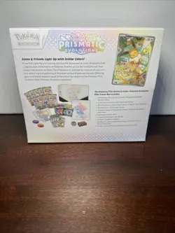 Pokemon SV: Prismatic Evolutions ETB Elite Trainer Box Sealed Tiny Tear In Wrap - Image 2