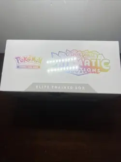 Pokemon SV: Prismatic Evolutions ETB Elite Trainer Box Sealed Tiny Tear In Wrap - Image 5