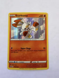 Scorbunny Promo SWSH: Sword & Shield Promo Cards SWSH002 NM - Image 1
