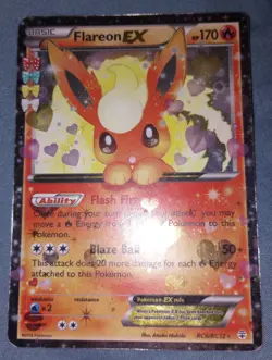 Flareon EX RC6/RC32 Generations Radiant Collection Pokemon Card Holo Rare 2016 - Image 1