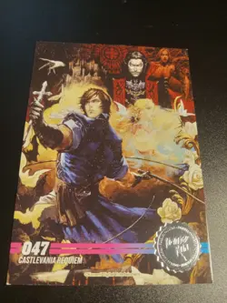 Castlevania Requiem Limited Run Games Silver Trading Card #047 No Creases Mint - Image 1