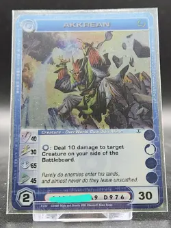 Chaotic Card : Akkrean Beyond The Doors First Edition Rare creature - Image 1