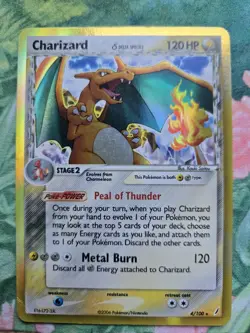Charizard delta EX14: EX Crystal Guardians (4/100) Holo Rare Pokemon Card HP - Image 1