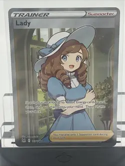 Lady (Full Art) 193/196 Swsh11: Lost Origin Holo Pokemon Card Near Mint - Image 1