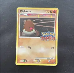 Nintendo Diglett Pokemon Rumble Promo Card 11/16 Basic 30 HP Regular English - Image 1