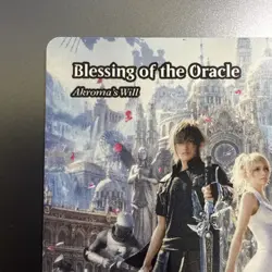 MTG Blessing of the Oracle – Akroma’s Will (Showcase) – Final Fantasy – NM – - Image 2