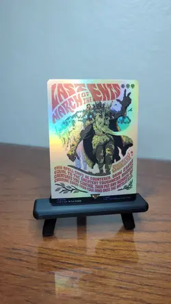 MTG Last March of the Ents #0739 Foil Borderless Poster Mythic UB: TLOTR (LTR) - Image 1