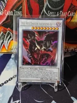 Yu-Gi-Oh! Hot Red Dragon Archfiend Abyss HSRD-EN041 Ultra Rare 1st Ed NM - Image 1