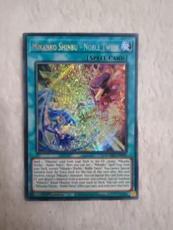 MZMU-EN019 Mikanko Shinbu - Noble Twins Secret Rare 1st Edition YuGiOh - Image 1
