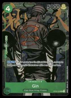 Gin OP03-024 - Pillars of Strength Rare (Alternate Art) ONE PIECE - Image 1