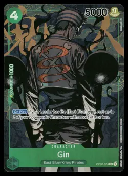 Gin OP03-024 - Pillars of Strength Rare (Alternate Art) ONE PIECE - Image 3