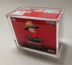 One Piece TCG Booster Box Acrylic Protective Display Case - Image 1
