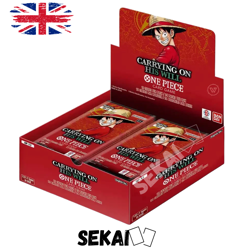 ONE PIECE OP13 BOOSTER BOX CARRYING ON HIS WILL ENGLISH + DEVIL FRUIT VOL 3 - Image 2