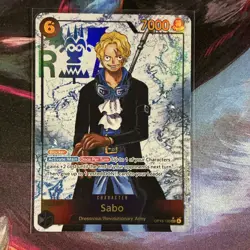 Bandai Sabo OP13-120 Carrying on His Will Special Blocker Character Card - Image 1