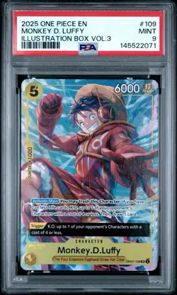 Monkey.D.Luffy (Illustration Box Vol.3) OP07-109 One Piece Promotion Cards Foil - Image 1