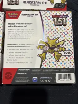 8 Pokemon TCG: Scarlet & Violet-151 Collection-Alakazam ex NEW SEALED - Image 2