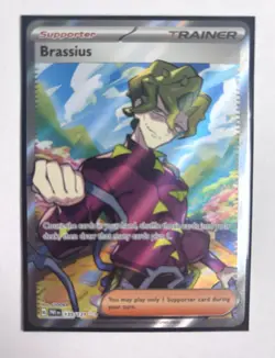 Pokemon TCG Brassius 135/131 2025 Prismatic Evolutions Ultra Rare Card - NM - Image 1