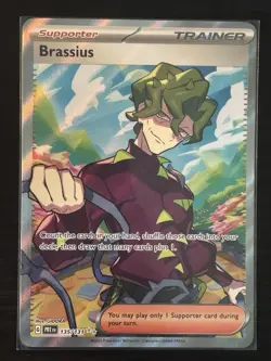 Pokemon TCG Brassius 135/131 2025 Prismatic Evolutions Ultra Rare Card - NM - Image 1
