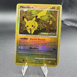 Pikachu 94/123 Diamond & Pearl Holo Pokemon Card 2007 Heavily Played - Image 1