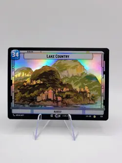 Star Wars Unlimited Jump To Lightspeed Rare FOIL Lake Country Base Card - Image 1