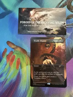 Deadly Dispute Secret Lair Foil Art of Frank Frazetta - Image 1