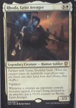 Rhoda, Geist Avenger - Commander: Innistrad: Crimson Vow: #8 Nm C252 - Image 1