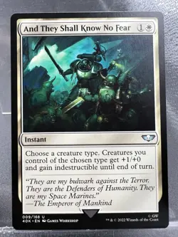 And They Shall Know No Fear Universes Beyond: Warhammer 40000 Regular - Image 1