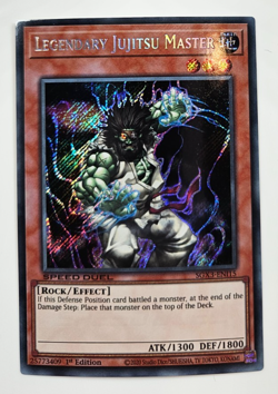 Legendary Jujitsu Master #SGX3-ENI15 Secret Rare 1st Edition Yugioh - Image 1